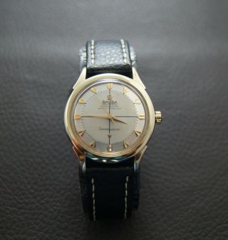 Vintage Omega Constellation Pie Pan Arrow Markers Gold/steel Automatic Cal.  505