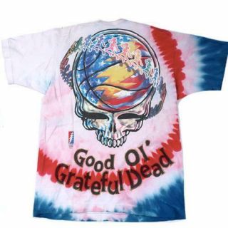 Vintage Grateful Dead Basketball Bear T - Shirt 1996 Dunk Dead Head Jerry Garcia 2