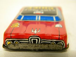 Vintage 1958 - 60 Edsel " Fire Chief " Car By Ichimura Japan Tin