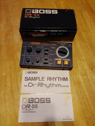 Roland Boss Dr - 55 Dr.  Rhythm Vintage Analog Drum Machine