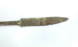 Аncient Iron Artifact Primitive Hand Forged Knife Middle Ages Vikings Kievan Rus 4