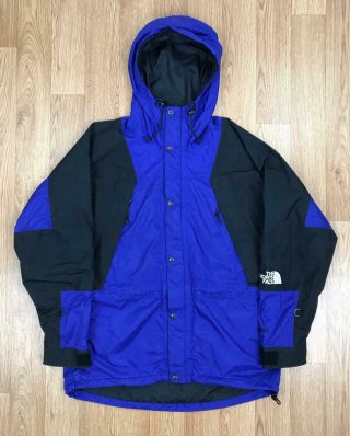 Vintage The North Face Mens Mountain Light Jacket | Goretex 90s | Large L Blue