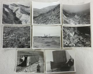 8 Ww2 Vintage Crash Damage Photos Wendover Us Army Air Force Base Utah