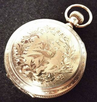 6/9 - 1882 Vintage Illinois Watch Co.  14k Gold Pocket Watch Est - $1000.  00
