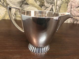 \WAKELY & WHEELER 1892 Antique Sterling Silver Creamer 275 gm 3