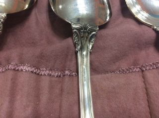 Antique Gorham King Edward Sterling Silver Serving Spoons with Butter Knife 5