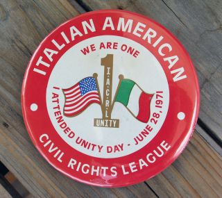 Vintage Italian American Civil Rights League 