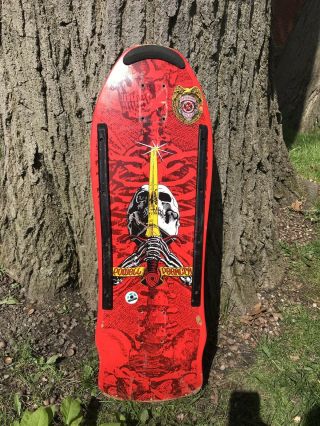 Vintage 80s Powell Peralta Skateboard Skull And Sword