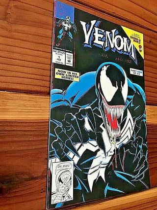 Venom: Lethal Protector 1 Black Error Variant Rare SHARP Stan Lee,  Holy Grail 4