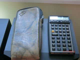 Vintage Hp - 41cv Programmable Calculator W/case,  X - Functs & Games Mdls