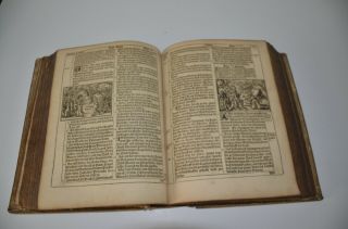 1664 Bible Martin Luther German Engravings cover Extremely rare antique 11