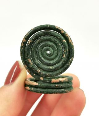 Celtic Ca.  400bc Bronze Spectacle Brooch - Rare - R510