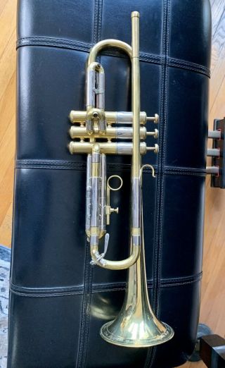 vintage FE Olds & Son Trumpet 3