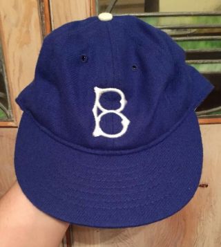 Mitchell Ness Brooklyn Dodgers Hat Cap Cooperstown Vtg Dead Stock Nos Rare 7 1/2