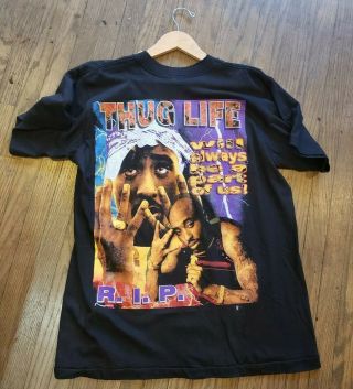 Vintage 90s 2pac Double Sided Shirt Sz Xxl Rap Tee All Eyes On Me Tupac Bootleg
