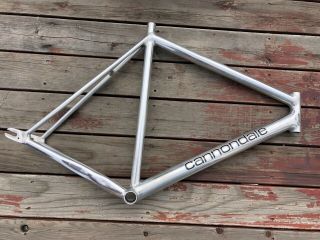 1993 56 57 Cm Cannondale Track Frame Polished No Dents Rare & Sexy