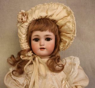 18 Inch Heinrich Handwerck Simon and Halbig German Bisque Antique Doll Adorable 2