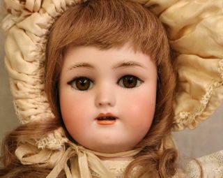 18 Inch Heinrich Handwerck Simon and Halbig German Bisque Antique Doll Adorable 3