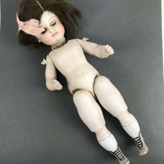 Antique Vintage Unique Bisque Girl Doll