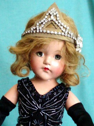 HAZEL TWIGG No.  123 Marilyn 1920 ' s FLAPPER Anne Shirley Vintage Composition Doll 7