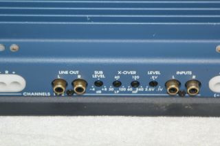 Vintage Soundstream Reference 604 - 4 Channel Amplifier,  rare,  4/3/2 channel 5
