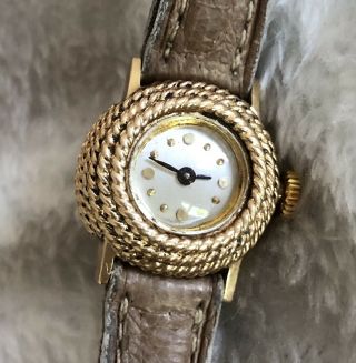 One - Of - A - Kind,  Unique,  Vintage 14k Gold Ladies Watch