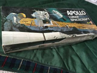 Vintage Revell 1967 Apollo Lunar Space Craft 1/48 Model Kit