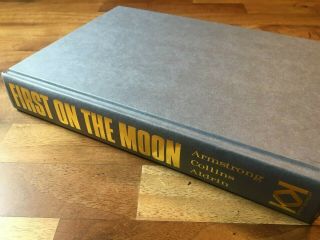 Rare First On The Moon Neil Armstrong Buzz Aldrin Michael Collins Signed Book