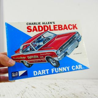 Vintage Mpc Saddleback Dart Funny Car Model Kit 718 300
