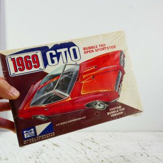 Vintage Mpc Gto 1969 Model Kit 1269 300