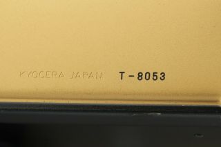 【Rare Optics MINT】CONTAX T2 Gold 60 Years Ltd 35mm Point & Shoot Camera Japan 10