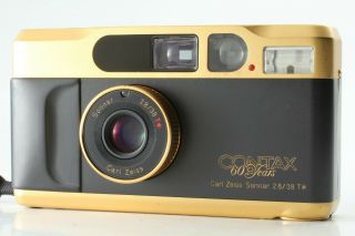【rare Optics Mint】contax T2 Gold 60 Years Ltd 35mm Point & Shoot Camera Japan
