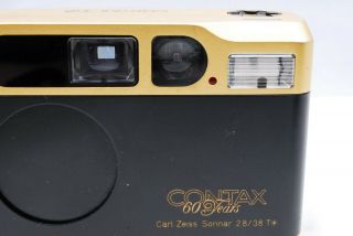 【Rare Optics MINT】CONTAX T2 Gold 60 Years Ltd 35mm Point & Shoot Camera Japan 5