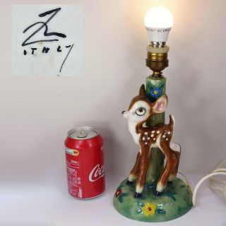 Rare Zaccagnini Disney Bambi Ceramic 1950 