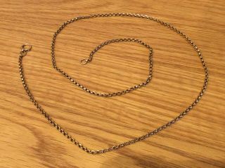 9ct Gold Large & Heavy Chain/ Necklace,  9.  4 Grams,  9k 375 99p Start Price