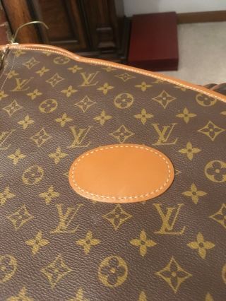 Vintage Authentic Louis Vuitton Canvas Monogram Garment Bag 45 