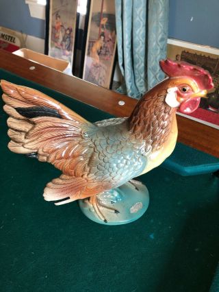 Vintage Brad Keeler American Pottery Co.  California Rooster Figurine 742