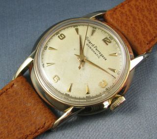 Vintage Girard Perregaux Gyromatic 10K Gold GF Automatic Mens Watch 1950s 7