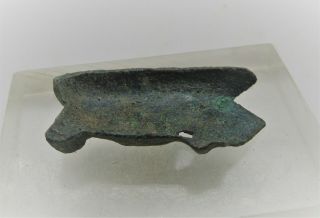 DETECTOR FINDS ANCIENT VIKING NORSE BRONZE STRAP END IN THE FORM OF A SERPENT 2
