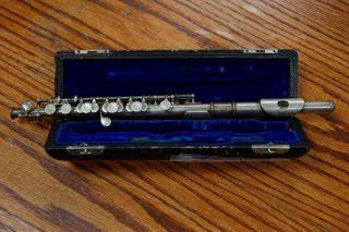 Vintage 1931 William S Haynes Solid Sterling Silver C Piccolo