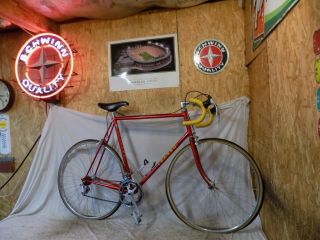 Vintage Basso Road Racing Bicycle Columbus Campagnolo Cinelli Campy Record Hubs