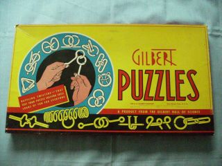 Vintage 1940’s A.  C.  Gilbert Puzzles Number 1032