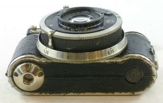 Vintage Mini Fex Subminiature Camera w/25mm f1.  8 ASTRO - Berlin PAN TACHAR Lens 5