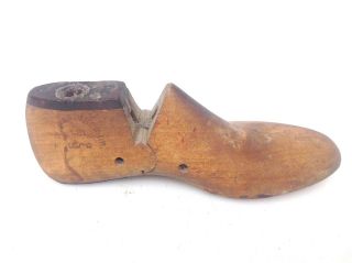 Vintage Gardiner Cobbler Wooden Shoe Form 1 - 61 8d Candle Holder Child