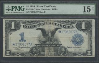 Fr236m $1 1899 S/c Mule Star Note - Pmg 15 Choice Fine Ext Rare Wl9853