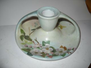 Antique Porcelain Made In Bavaria By J Abbott Candle Holder Approx 6 " W /