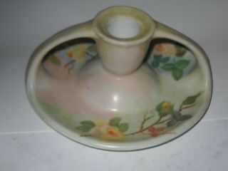 Antique Porcelain Made In Bavaria 1915 By J Abbott Candle Holder Approx 6 " W