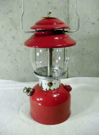 Vintage 1967 Unfired Red Coleman 200A Gas Camping Lantern 7 67 2