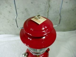 Vintage 1967 Unfired Red Coleman 200A Gas Camping Lantern 7 67 3