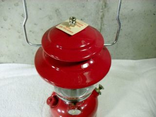 Vintage 1967 Unfired Red Coleman 200A Gas Camping Lantern 7 67 4